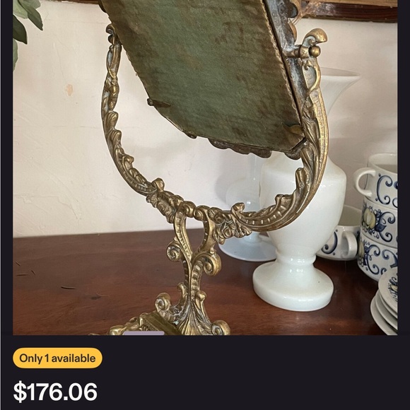 Antique gilded bronze Ornate frame piece - Picture 13 of 15